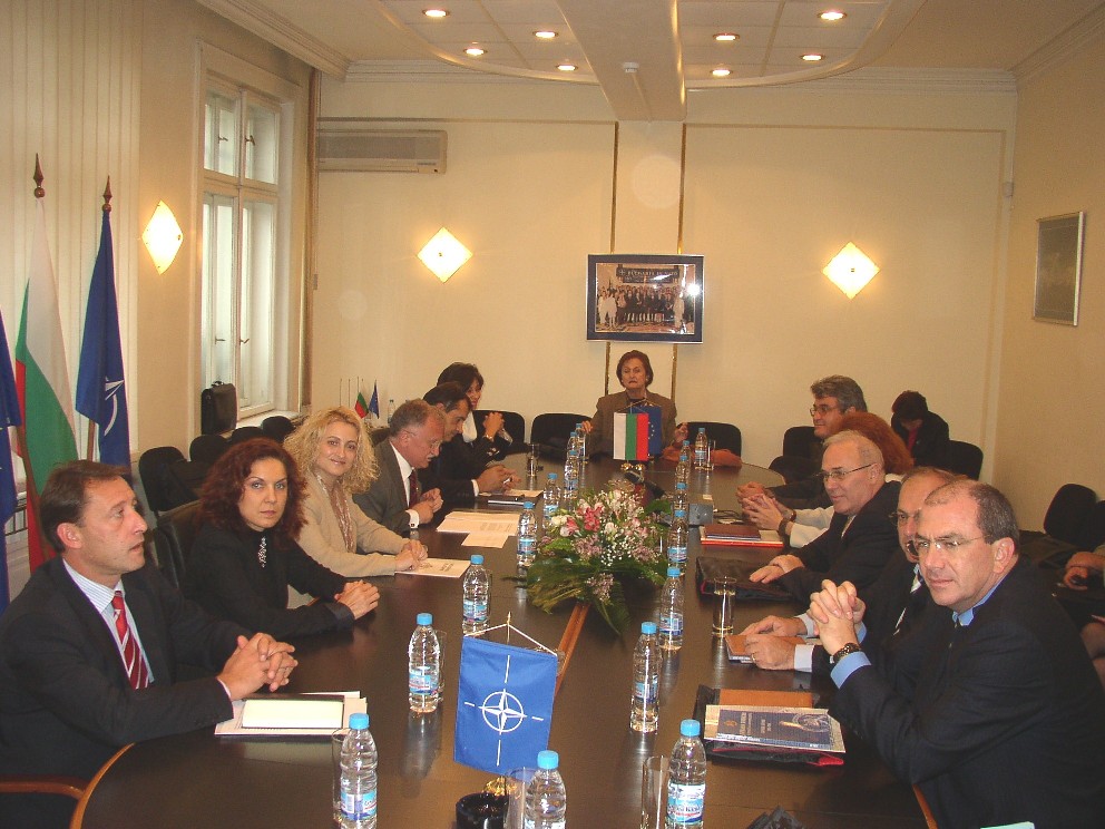 Заседание на Комисията по външна политика, отбрана и сигурност и ДКСИ, 14 октомври 2004 г., София