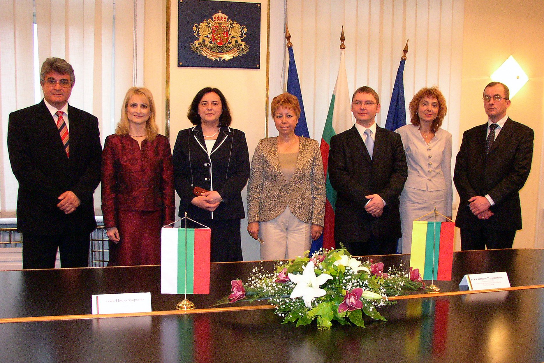 Подписване на Споразумение между Република България и Република Литва за взаимна защита на класифицираната информация , 18 май 2007 г., София