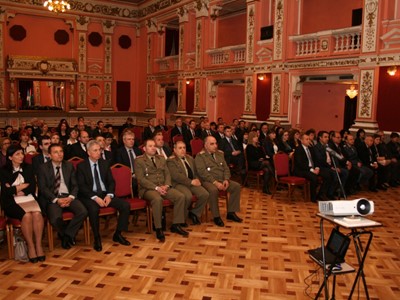 Presentation of the Annual report of the SCIS on the overall activity on the status of the protection of the classified information in the Republic of Bulgaria in 2015, 11 April 2016, Central Military Club, Sofia
