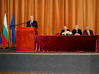 Presentation of the Annual report of the SCIS on the overall activity on the status of the protection of the classified information in the Republic of Bulgaria in 2014, 3 April 2015, Central Military Club, Sofia
