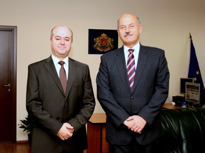 Working meeting of the Chairperson of the State Commission on Information Security Mr. Boris Dimitrov with the Ambassador Extraordinary and Plenipotentiary of the Czech Republic to the Republic of Bulgaria H.E. Mr. Dusan Strauch,  January 8th 2016, Sofia, Bulgaria