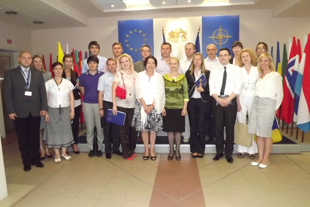 Training meeting at SCIS of representatives of the Ukrainian administration, 18 July 2012, Sofia