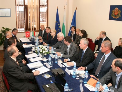 Consultations with representatives of the Republic of Turkey for signing of Agreement on mutual protection and exchange of classified information in the field of defence industry between the Government of the Republic of Bulgaria and the Government of the Republic of Turkey, 9 January 2012, Sofia
