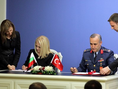 Agreement between the Government of the Republic of Bulgaria and the Government of the Republic of Turkey on defence industrial security was signed, 20 March 2012, Ankara