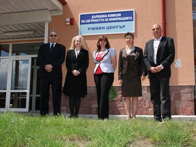 Visit to the Training Center of the SCIS in Bankya in the frames of the second round of expert discussions on the preparation of Arrangement between the Government of the Republic of Bulgaria and the Department of Public Works and Government Services Canada concerning industrial security with the participation of Mr. Daniel Pilon and Mrs. Paula Trachy, 11 May 2011, Bankya