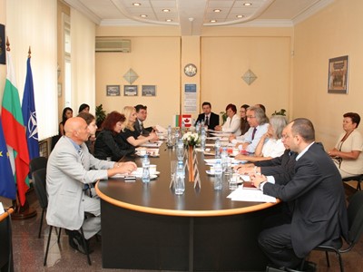 Expert discussions on the preparation of signing of Agreement between the Government of the Republic of Bulgaria and the Department of Public Works and Government Services Canada concerning industrial security, 1 September 2010, Sofia