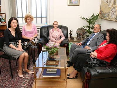 Working meeting of the Chairperson of the SCIS Mrs. Tsveta Markova with the Ambassador Extraordinary and Plenipotentiary of the People’s Democratic Republic of Algeria H.E. Mr. Ahmed Boutache, 22 June 2010, Sofia