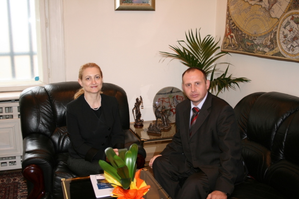 Working meeting between the Chairperson of the SCIS Mrs. Tsveta Markova and the First Secretary of the Embassy of Bosnia and Herzegovina to the Republic of Bulgaria Mr. Božo Dragičević, 1 June 2010, Sofia